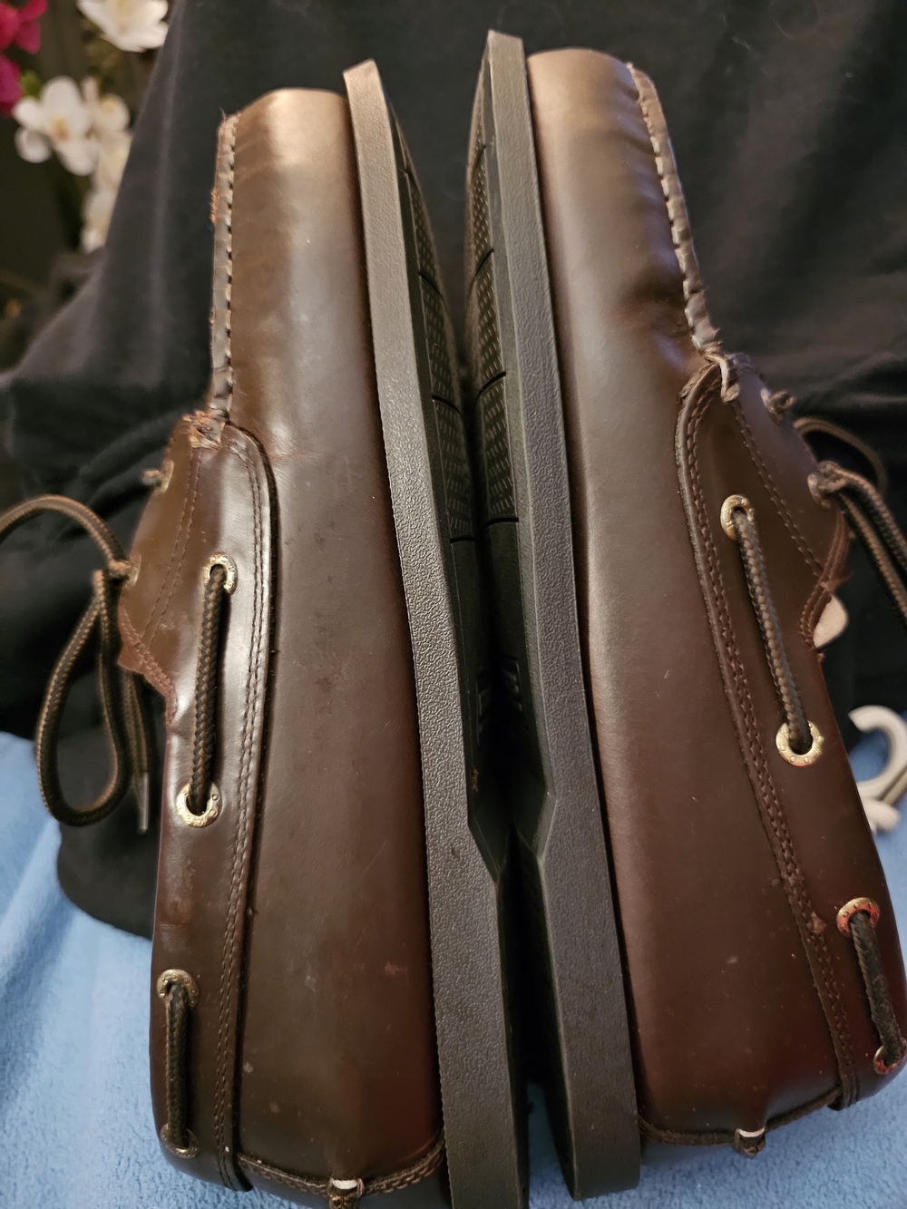 Dockers Vargas Dark Brown Leather Men’s Boat Shoes - Picture 5 of 8